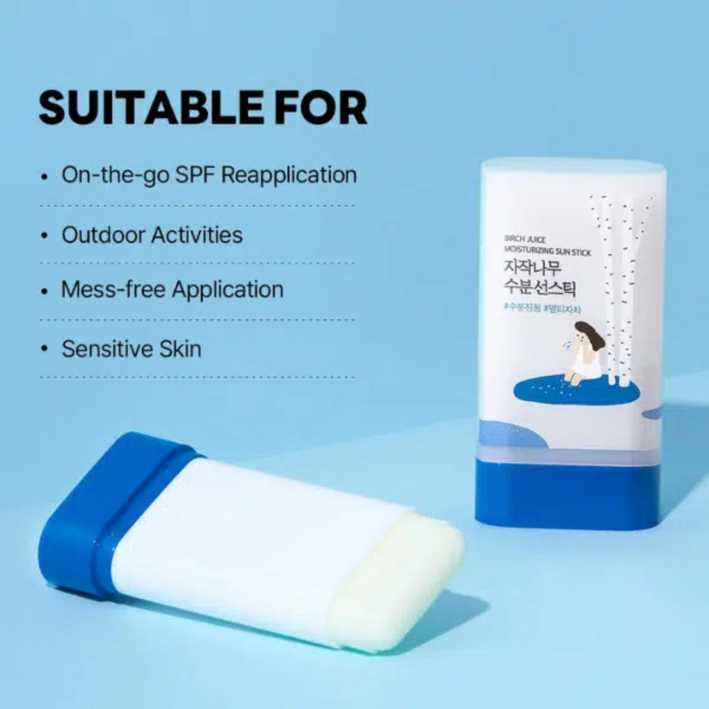 ROUND LAB BIRCH JUICE MOISTURIZING SUN STICK SPF 50+PA 19 G