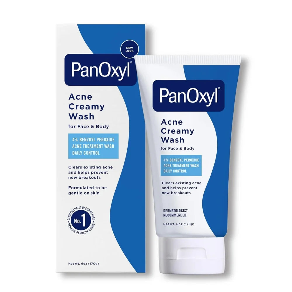 PANOXYL NETTOYANT VISAGE CREMEUX 4% CONTROLE QUOTIDIEN 170 G