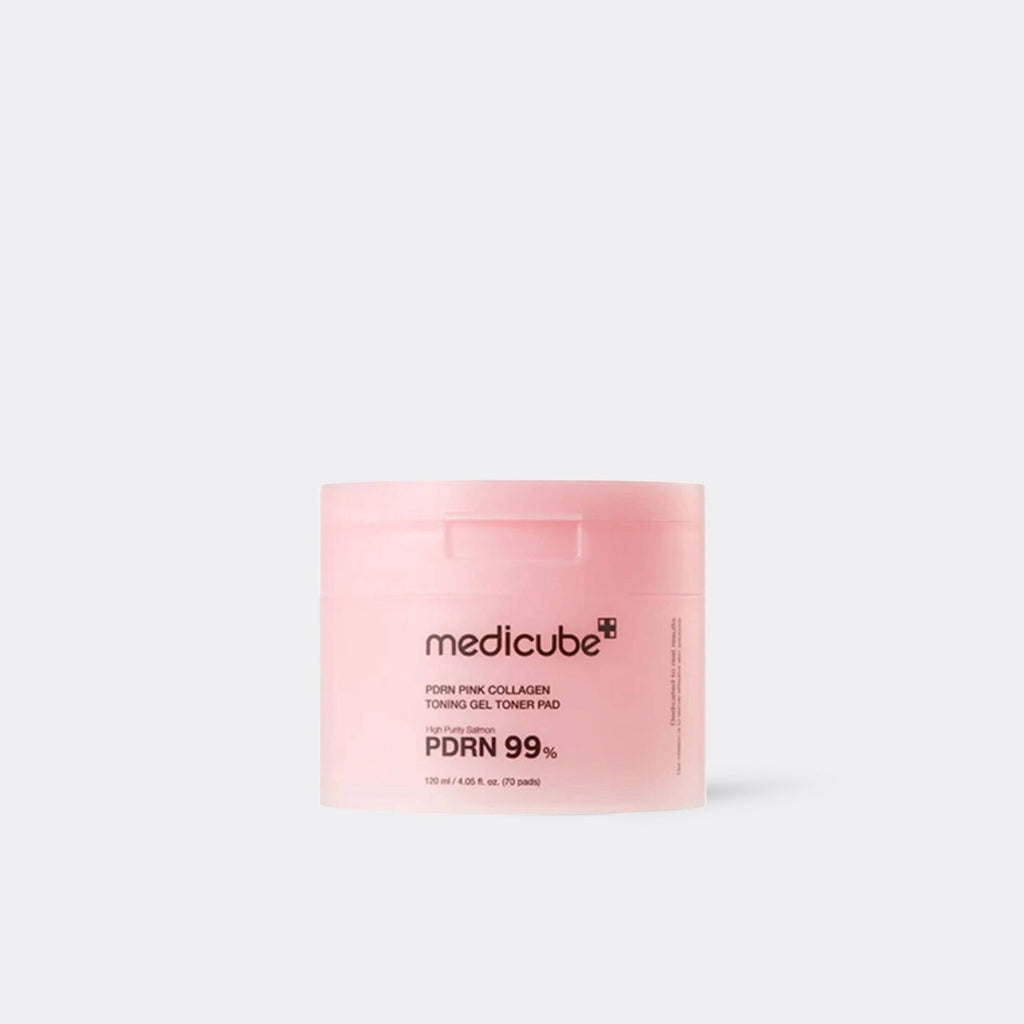 MEDICUBE PDRN PINK COLLAGEN TONING GEL TONER PAD 120ML 70PADS