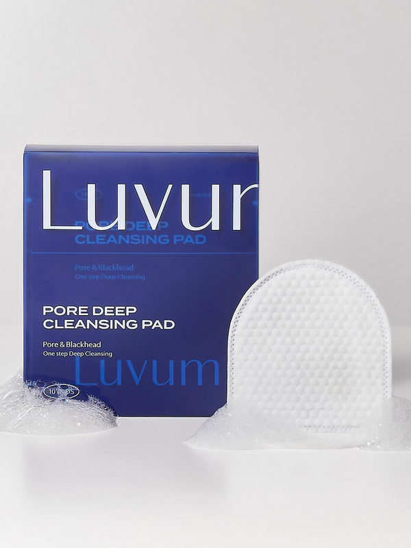 Luvum Pore Deep Cleansing Pad 10ml/10EA – Disques Nettoyants Purifiants pour Pores Propres & Peau Lisse