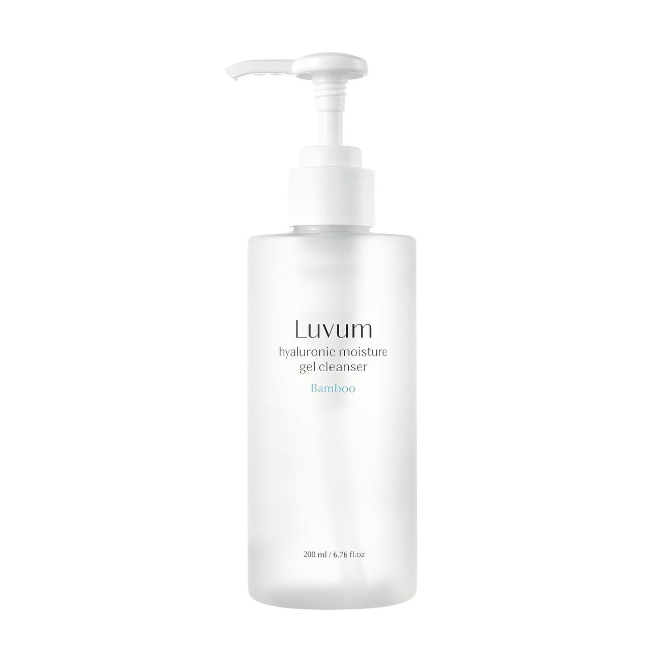 Luvum Bamboo Hyaluronic Moisture Gel Cleanser – Nettoyant Visage Hydratant à l’Acide Hyaluronique & Bambou