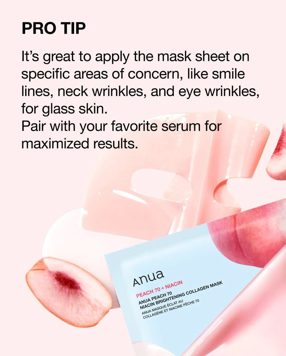 ANUA Peach 70% Niacin Serum Mask