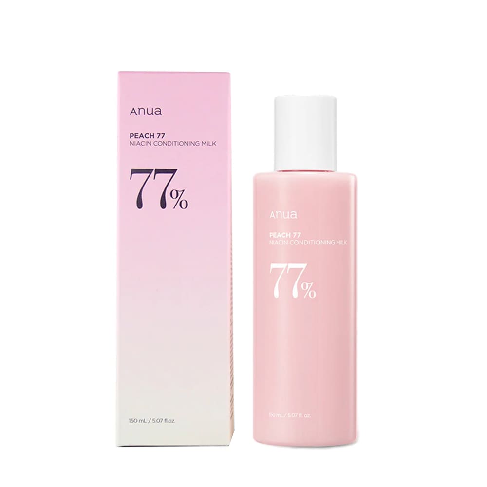 ANUA Peach 77 Niacin Conditioning Milk 150ml – Lait Hydratant Éclaircissant & Nourrissant à la Pêche et Niacinamide