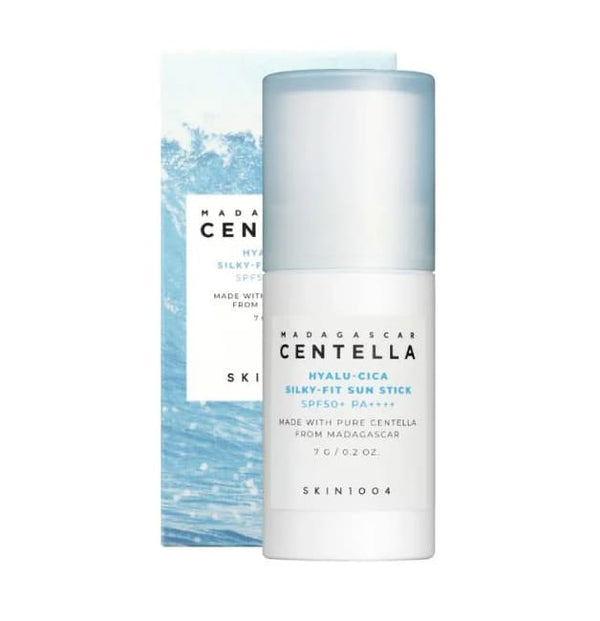 SKIN1004 Madagascar Centella Hyalu-Cica Silky Fit Sun Stick SPF50+ 7g – Stick Solaire Hydratant & Apaisant à la Centella Asiatica
