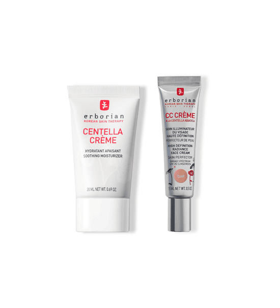 ERBORIAN Coffret CC Crème claire SPF 25 15ml + Centella Crème 20ml