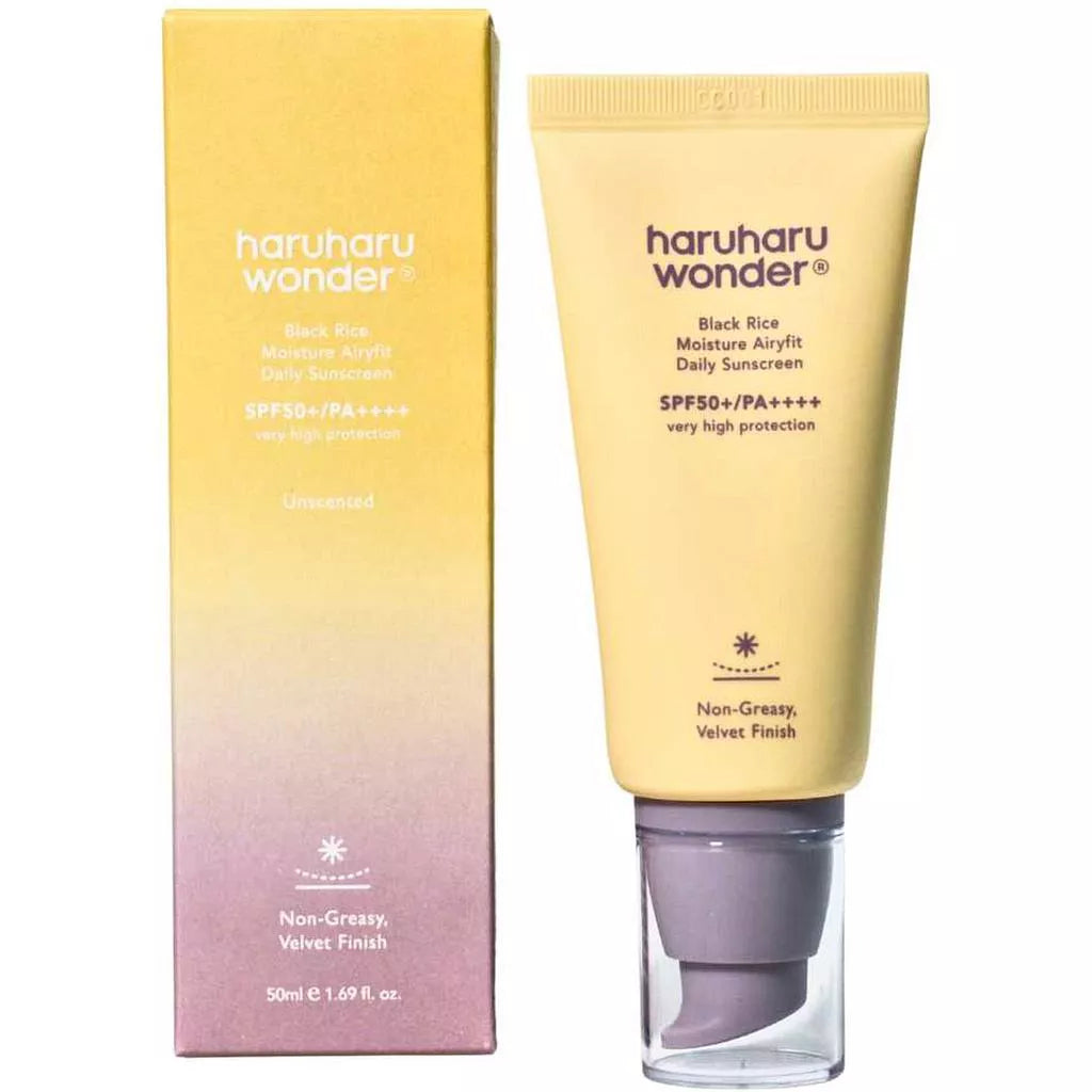 HARUHARU WONDER BLACK RICE MOISTURE AIRYFIT SPF50+PA++ 50ML