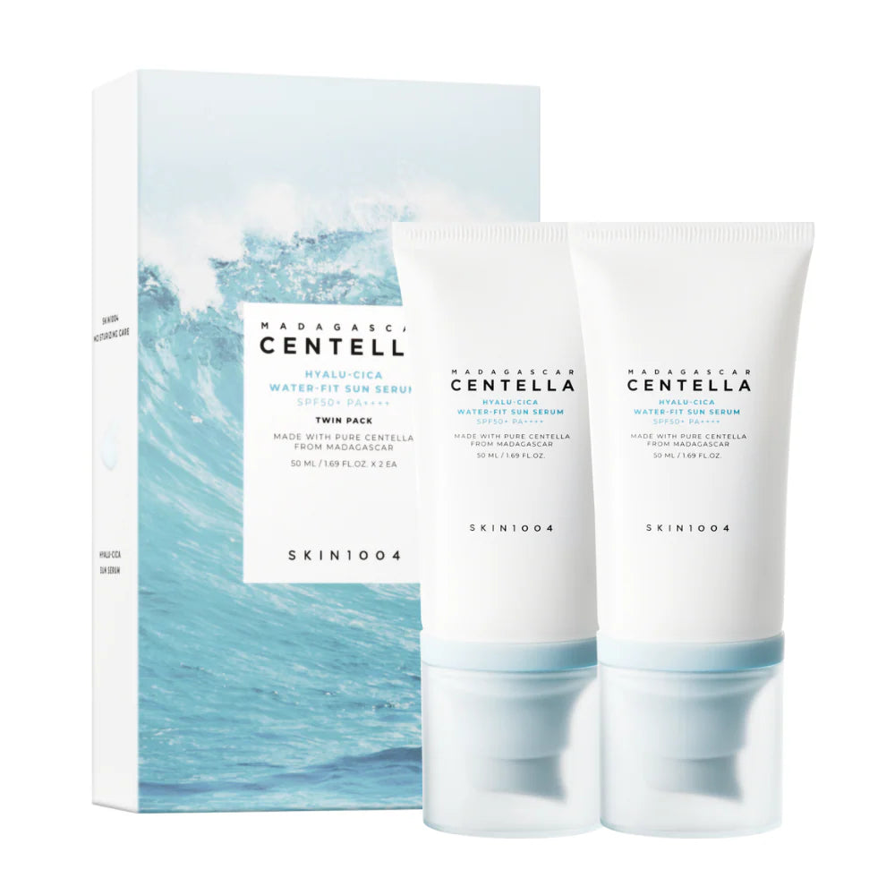 SKIN 1004 PACK TWIN CENTELLA HYALU CICA WATER FIT SUN SERUM SPF 50+ PA 50+ ML *2