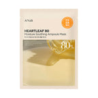 ANUA - HEARTLEAF 80% Moisture soothing ampoule mask